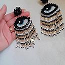 حلق اسود وذهبي Image