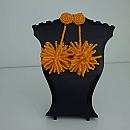 حلق برتقالي وردة Image