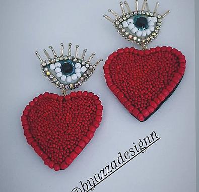 حلق قلب احمر