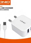 شاحن ماركة لدنيو LDNIO DL-AC200 2.4A USB*2 ISO/ANDROID Image